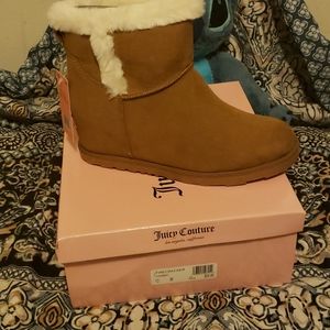 Juicy Couture wedge boots